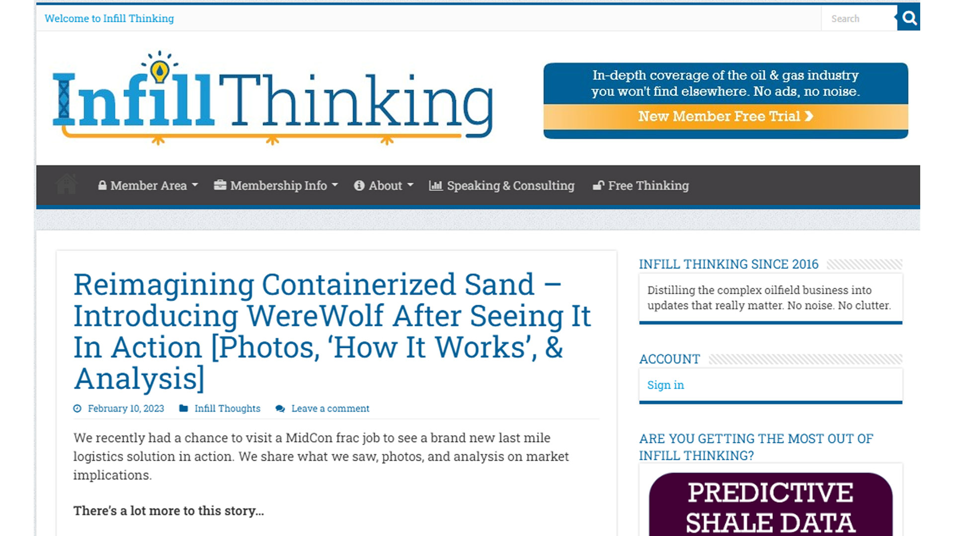 Infill Thinking WereWolf Systems Article - Reimagining Containerized Sand